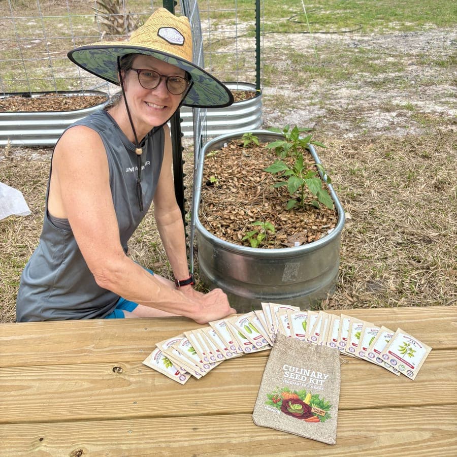 Florida sowing — yes, in February.